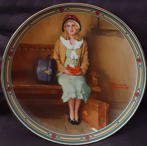 Vintage Edwin M.Knowles- Norman Rockwell